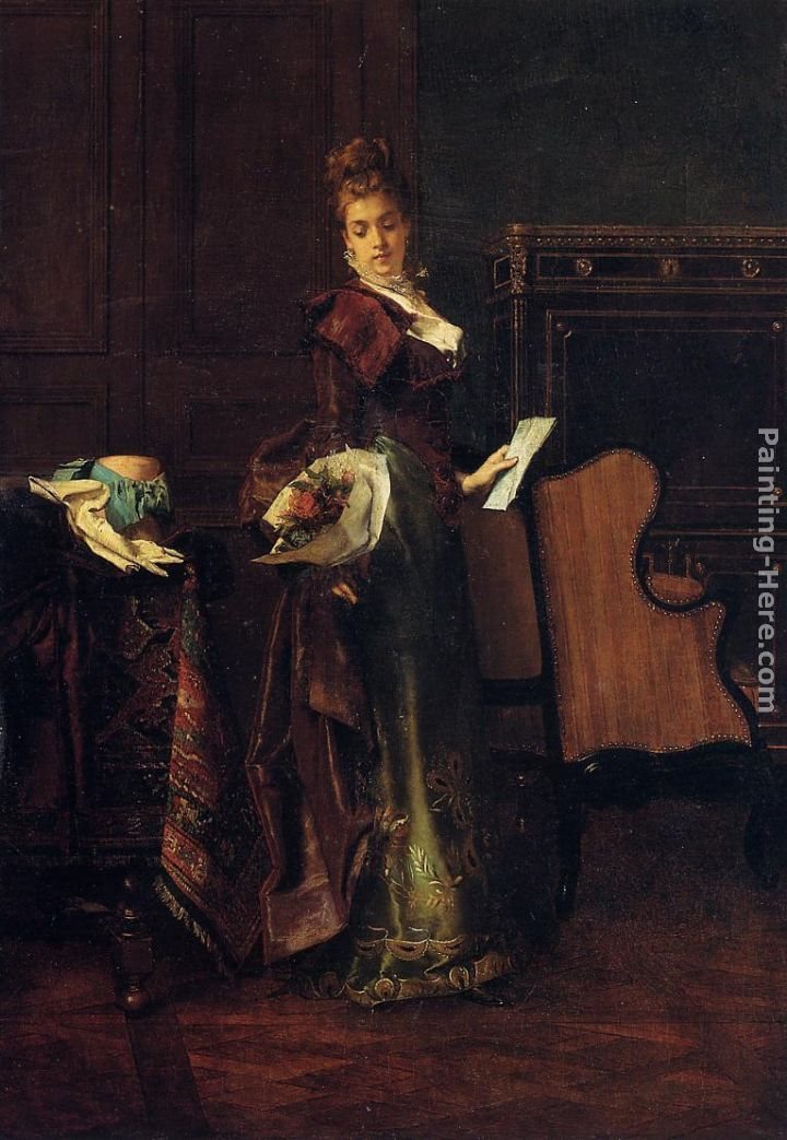 Alfred Stevens The Love Letter